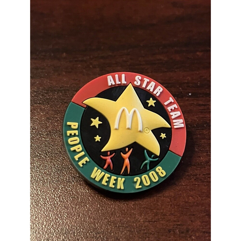 McDonald’s‎ 2008 People Week All Star Team Employee Rubber Pin